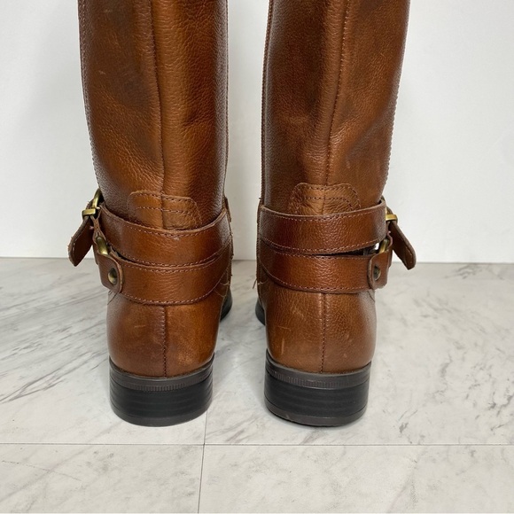 New! Naturalizer June Brown Knee High Riding Boot 6M - Picture 4 of 15
